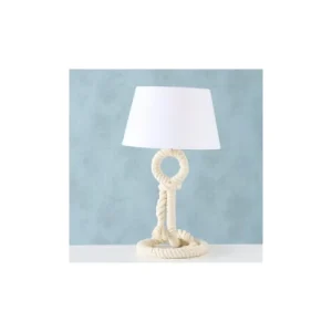 Wadiga Lampe à Poser Corde Déco Bord De Mer – 24x24x40cm 9