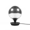 Potiron Paris Lampe à Poser Design En Métal Noir Et Verre Fumé 13