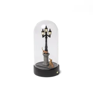 Seletti Lampe à Poser Dôme Avec Lampadaire Chien Et Chat 10