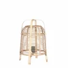 Mica Decorations Lampe à Poser En Bambou Marron Clair H41 16