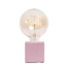 Junny Lampe à Poser En Béton Rose Pastel Avec Son Ampoule à Message 17
