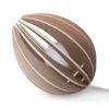 Gone’s Lampe à Poser En Bois Avec Fil Blanc Et Ampoule 14