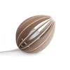 Gone’s Lampe à Poser En Bois Chêne Naturel Avec Fil Blanc 17