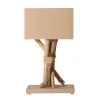 Coc’art Lampe à Poser En Bois Taupe 17