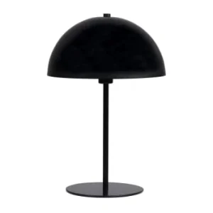 Altobuy Lampe à Poser En Métal Noir Et Doré Abat-jour Dôme 13