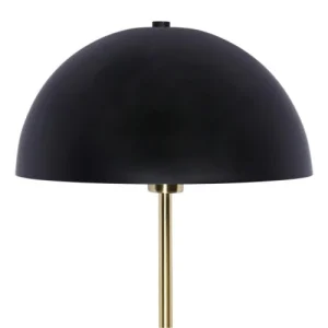 Altobuy Lampe à Poser En Métal Noir Et Doré Abat-jour Dôme 11