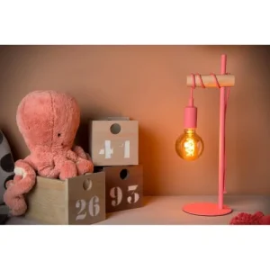 J&Kids Lampe à Poser En Métal Rose Ø 15 Cm 16