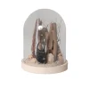 Coc’art Lampe à Poser En Verre Blanc Cassé 20