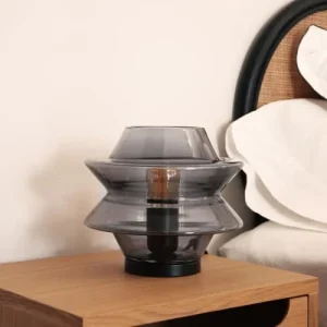 Kulile Lampe à Poser En Verre Soufflé Rose Blush 15