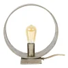 Lampea Lampe à Poser Industrielle En Métal Argent 32 Cm 20