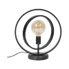 Lampea Lampe à Poser Industrielle En Métal Noir 43 Cm 16