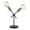 Lampea Lampe à Poser Industrielle En Noir 30 Cm 22