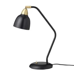 Super Living Lampe à Poser Métal Noir Et Laiton H45cm 13