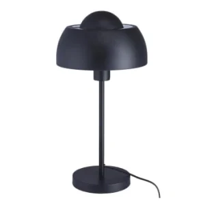 Altobuy Lampe à Poser Pied Et Abat-jour En Métal Noir 15