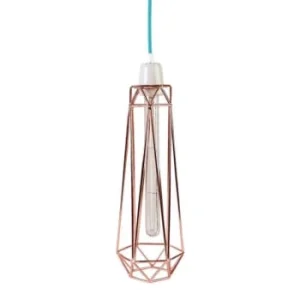 FILAMENT STYLE Lampe Baladeuse Métal Filaire Cuivre D12cm 18
