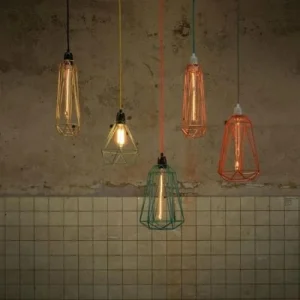 FILAMENT STYLE Lampe Baladeuse Métal Filaire Ø21cm 10