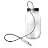 Fenel & Arno Lampe Bocal En Verre Noir 10