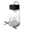 Fenel & Arno Lampe Bocal En Verre Noir 20