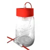 Fenel & Arno Lampe Bocal En Verre Rouge 19