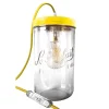Fenel & Arno Lampe Bocal XL En Verre Jaune 13