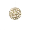 MOAROOM Lampe Coral Colorée 40cm Bambou Et Blanc 13