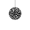 MOAROOM Lampe Coral Colorée 40cm Bambou Et Noir 2 Faces 16