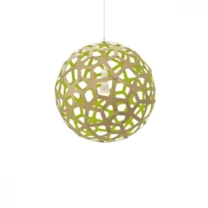 MOAROOM Lampe Coral Colorée 60cm Bambou Et Orange 18