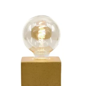 Junny Lampe Cube En Béton Gris Fabrication Artisanale 16