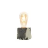 Junny Lampe Cylindre Marbré En Béton Anthracite Fabrication Artisanale 11