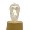 Junny Lampe Cylindrique En Béton Jaune Fabrication Artisanale 19