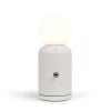 LIVOO Lampe D’ambiance Chargeur Sans Fil En ABS Blanc 16
