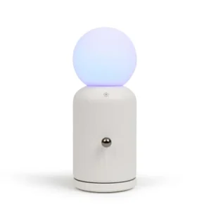 LIVOO Lampe D’ambiance Chargeur Sans Fil En ABS Blanc 18