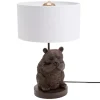 Amadeus Lampe D’ambiance Ours Abat Jour Blanc 20