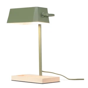 It’s About Romi Lampe De Bureau Bois/métal Vert H40cm 18