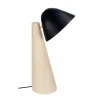 TOSEL Lampe De Bureau Bois Naturel Et Noir 8