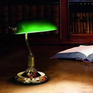 Keria Lampe De Bureau En Métal Dore 13