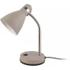 Leitmotiv Lampe De Bureau En Métal New Study Gris 19