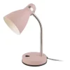 Leitmotiv Lampe De Bureau En Métal New Study Rose Poudré 20