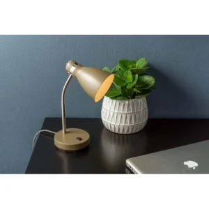 Leitmotiv Lampe De Bureau En Métal New Study Vert Mousse 10