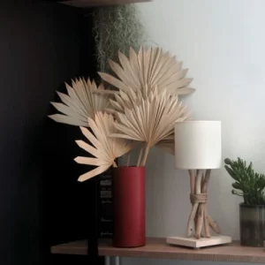 Coc’art Lampe De Chevet En Bois Blanc Cassé 6