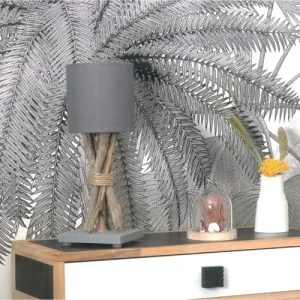 Coc’art Lampe De Chevet En Bois Gris 6