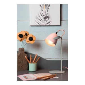 J&Kids Lampe De Table En Acier Rose 32 Cm 9