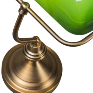QAZQA Lampe De Table En Acier Vert 15