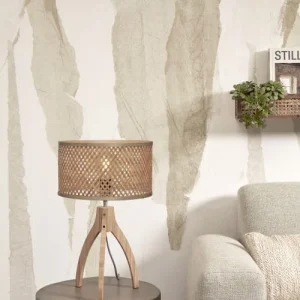 Good & Mojo Lampe De Table En Bambou Naturel, H. 40cm 10