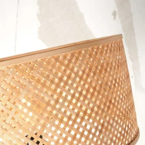 Good & Mojo Lampe De Table En Bambou Naturel, H. 40cm 16