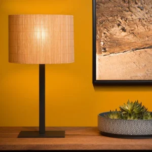 Lucide Lampe De Table En Bois 10
