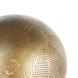 QAZQA Lampe De Table En Bois Bronze 14