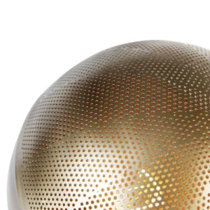 QAZQA Lampe De Table En Bois Bronze 18