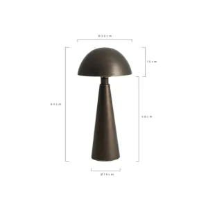 Lastdeco Lampe De Table En Fer Doré 30x30x62 10
