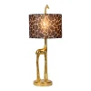 Lampea Lampe De Table En Matière Plastique Doré 60,5 Cm 20
